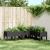 Jardinieră de grădină cu picioare, negru, 160x120x42 cm, PP GartenMobel Dekor