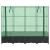Strat înălțat cu husă de seră, aspect ratan, 160x40x138 cm GartenMobel Dekor