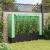 Strat înălțat cu husă de seră, aspect ratan, 160x40x138 cm GartenMobel Dekor