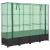 Strat înălțat cu husă de seră, aspect ratan, 160x40x138 cm GartenMobel Dekor