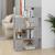 Bibliotecă/Separator cameră, gri beton, 80x24x124,5 cm, PAL  GartenMobel Dekor