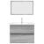 Set mobilier de baie, 2 piese, gri sonoma, lemn prelucrat GartenMobel Dekor