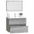 Set mobilier de baie, 2 piese, gri sonoma, lemn prelucrat GartenMobel Dekor