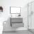 Set mobilier de baie, 2 piese, gri sonoma, lemn prelucrat GartenMobel Dekor