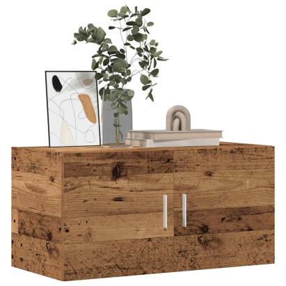 Dulap de perete din lemn vechi 80x39x40 cm din lemn prelucrat GartenMobel Dekor