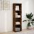 Bibliotecă, stejar fumuriu, 40x30x152 cm, lemn prelucrat GartenMobel Dekor