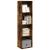 Bibliotecă, stejar fumuriu, 40x30x152 cm, lemn prelucrat GartenMobel Dekor