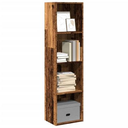 Bibliotecă, lemn vechi, 40x30x152 cm, lemn prelucrat GartenMobel Dekor