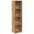 Bibliotecă, stejar artizanal, 40x30x152 cm, lemn prelucrat GartenMobel Dekor