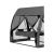 Balansoar gradina, 3 locuri, cu plasa insecte, gri inchis, 240x140x197 cm, functie pat, max 300 kg, Monte Carlo GartenVIP DiyLine
