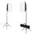 Set studio foto cu lumini softbox, fundal și reflector GartenMobel Dekor