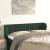 Tăblie de pat cu aripioare verde închis 147x23x78/88 cm catifea  GartenMobel Dekor