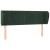 Tăblie de pat cu aripioare verde închis 147x23x78/88 cm catifea  GartenMobel Dekor