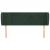 Tăblie de pat cu aripioare verde închis 147x23x78/88 cm catifea  GartenMobel Dekor