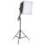 Kit studio foto cu set de lumini, ecran de fundal și reflector GartenMobel Dekor
