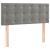 Pat box spring cu saltea, gri deschis, 120x190 cm, catifea GartenMobel Dekor