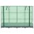 Strat înălțat cu husă de seră, aspect ratan, 160x40x123 cm GartenMobel Dekor