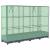 Strat înălțat cu husă de seră, aspect ratan, 160x40x123 cm GartenMobel Dekor