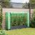Strat înălțat cu husă de seră, aspect ratan, 160x40x123 cm GartenMobel Dekor