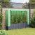 Strat înălțat cu husă de seră, aspect ratan, 160x40x138 cm GartenMobel Dekor