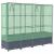 Strat înălțat cu husă de seră, aspect ratan, 160x40x138 cm GartenMobel Dekor