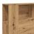 Tăblie pat/dulap lemn artizanal 180x18,5x102,5cm lemn prelucrat GartenMobel Dekor