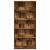 Bibliotecă, lemn vechi, 80x24x176 cm, lemn prelucrat GartenMobel Dekor