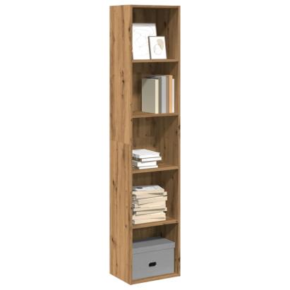 Bibliotecă, stejar artizanal, 40x30x189 cm, lemn prelucrat GartenMobel Dekor
