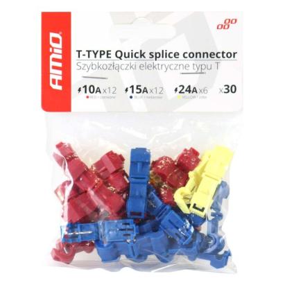 Cuplaje electrice pentru imbinari rapide de tip T,  mix cutie de 30 buc FAVLine Selection