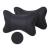 Set 2 buc. perne tetiere auto, pentru sustinere gat din piele ecologica, culoare NEGRU FAVLine Selection