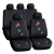 Set huse scaun auto ieftine, Universale 9 piese, model BUTTERFLY FAVLine Selection