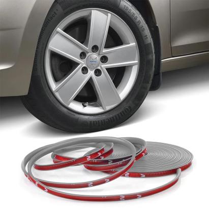 Inele de protectie si decor jante, adezive, din plastic flexibil - GRI FAVLine Selection