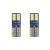 Set becuri auto cu LED CANBUS compatibil T10e W5W 8 SMD Alb 12/24V, destinat competitiilor auto sau off-road FAVLine Selection