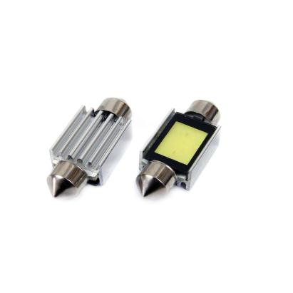 Set becuri auto cu LED CANBUS sofit compatibil C5W 2xCOB 36mm Alb 12V, destinat competitiilor auto sau off-road FAVLine Selection