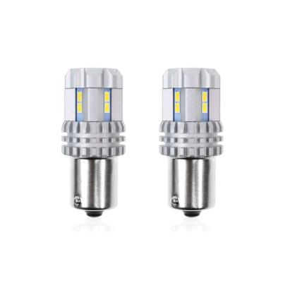 Set becuri auto cu LED CANBUS compatibil P21 R5W/R10W 22 SMD Alb 12V/24V, destinat competitiilor auto sau off-road FAVLine Selection