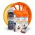 Kit complet reparatie si vopsire jante culoare Orange Fluorescent, V4 FAVLine Selection