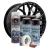 Kit complet reparatie si vopsire jante culoare Negru Metalizat, V4 FAVLine Selection