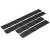 Set 4 bucati protectie praguri Carbon 3D Universal culoare neagra FAVLine Selection
