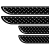 Set 4 bucati protectie praguri universale culoare neagra si crom diamond FAVLine Selection