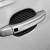Set 4 bucati protectie zgarieturi manere usa din autocolant carbon 3D Negru FAVLine Selection