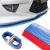 Protectie spoiler, prelungire bara fata/spate din cauciuc, culoare CARBON Albastru FAVLine Selection