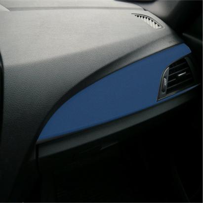 Folie Auto Colantare Trimuri, Model Catifea Albastru Navy, 100 x 45cm FAVLine Selection