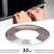 Rola Ornament autoadeziv, 10mm x 15m, culoare Crom SILVER FAVLine Selection