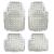 Covorase Auto Universale, model Diamond, culoare Crom Argintiu FAVLine Selection