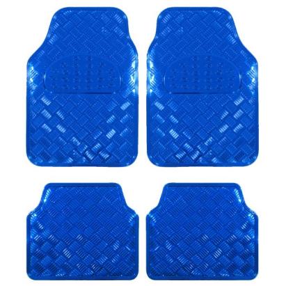 Covorase Auto Universale, model Diamond, culoare Crom Albastru FAVLine Selection