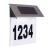Placa numar casa iluminata LED, incarcare solara, carcasa din INOX FAVLine Selection