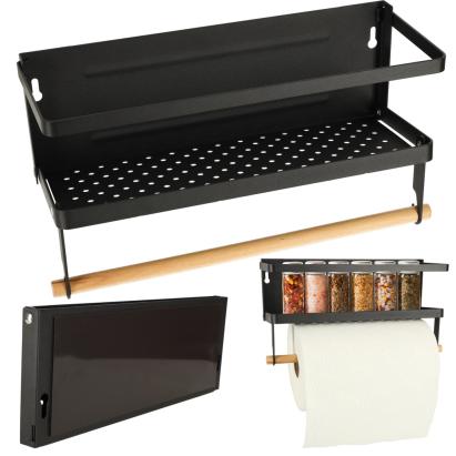 Raft magnetic de frigider 2in1, pentru condimente si prosop de bucatarie FAVLine Selection