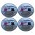 Set 4 buc. ornament central janta, model "F1 Chrome", diametru 5cm FAVLine Selection