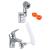 Para de dus suplimentara cu furtun extensibil pentru chiuveta sau cada, AVX-AG176B FAVLine Selection
