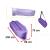 Saltea Autogonflabila "Lazy Bag" tip sezlong, 230 x 70cm, culoare Violet, pentru camping, plaja sau piscina FAVLine Selection